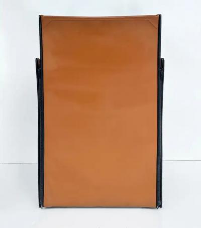 Mario Bellini Mario Bellini Cassina Italian 401 Break Leather Armchairs 1980s Pair