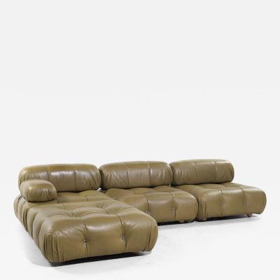 Mario Bellini Mario Bellini for B B Italia Camaleonda Mid Century Leather Sectional Sofa