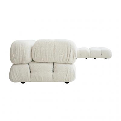 Mario Bellini Mario Bellini for B B Italia Camaleonda White Boucl Fabric Modular Sofa