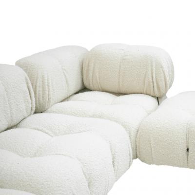 Mario Bellini Mario Bellini for B B Italia Camaleonda White Boucl Fabric Modular Sofa