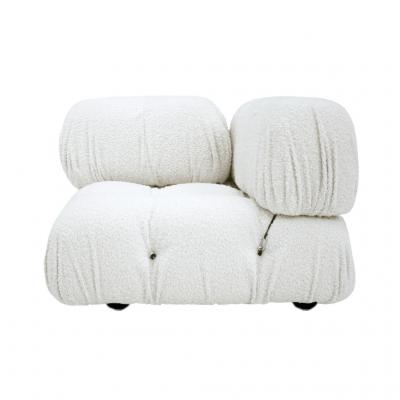 Mario Bellini Mario Bellini for B B Italia Camaleonda White Boucl Fabric Modular Sofa