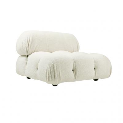 Mario Bellini Mario Bellini for B B Italia Camaleonda White Boucl Fabric Modular Sofa