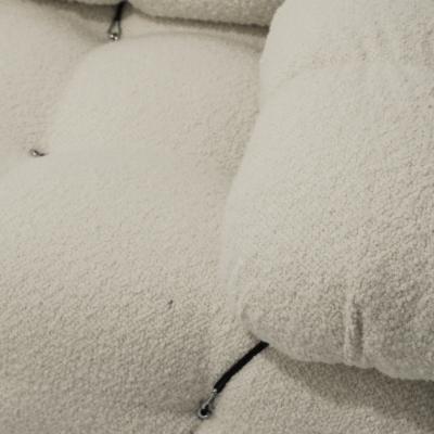 Mario Bellini Mario Bellini for B B Italia Camaleonda White Boucl Fabric Modular Sofa