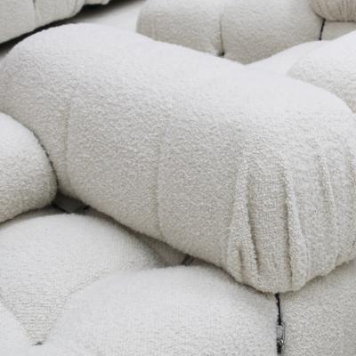 Mario Bellini Mario Bellini for B B Italia Camaleonda White Boucl Fabric Modular Sofa