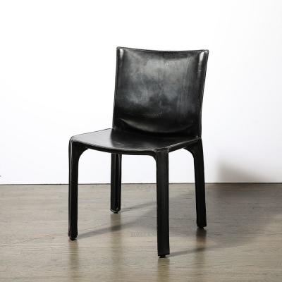 Mario Bellini Mid Century CAB 413 Leather Dining Desk Chair by Mario Bellini for Cassina