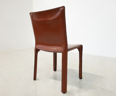 Mario Bellini Mid Century Modern Set of 6 Chairs Model CAB 412 by Mario Bellini for Casina