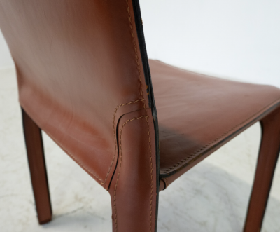 Mario Bellini Mid Century Modern Set of 6 Chairs Model CAB 412 by Mario Bellini for Casina