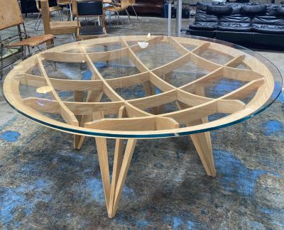 Mario Bellini Opera Roundl Dining Table Drawn by Mario Bellini