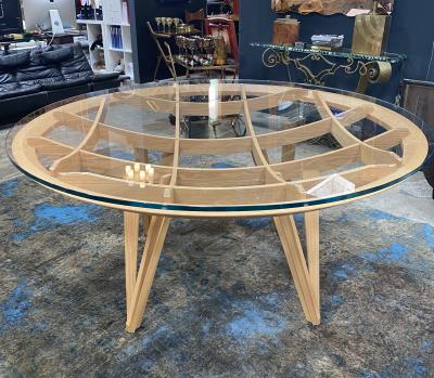 Mario Bellini Opera Roundl Dining Table Drawn by Mario Bellini