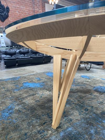 Mario Bellini Opera Roundl Dining Table Drawn by Mario Bellini