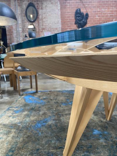 Mario Bellini Opera Roundl Dining Table Drawn by Mario Bellini