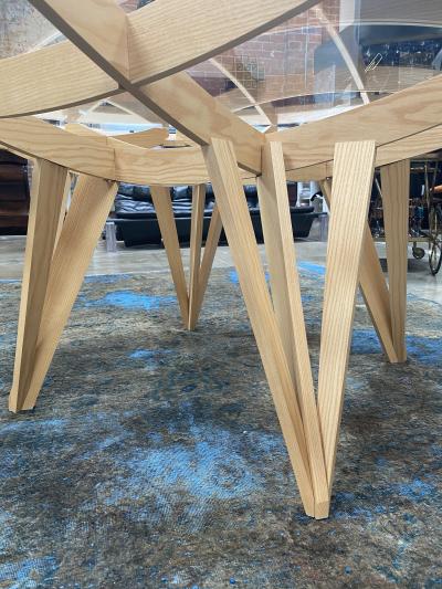 Mario Bellini Opera Roundl Dining Table Drawn by Mario Bellini