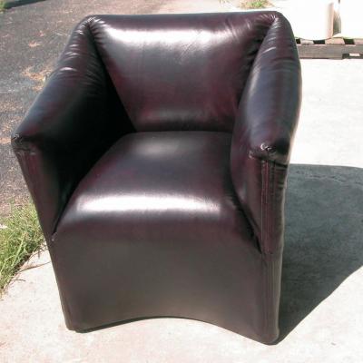 Mario Bellini Pair Cassina Mario Bellini Tentazione Lounge Armchairs