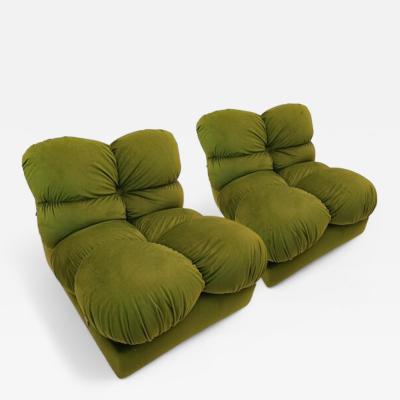 Mario Bellini Pair of italian Camaleonda Armchairs in the style of Mario Bellini 1970s