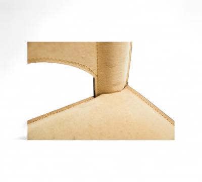 Mario Bellini Set of 4 Chairs in Suede Mario Bellini 1970s Lot 20A