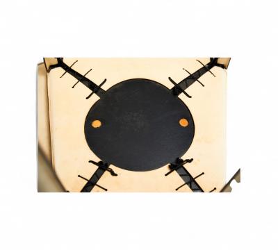 Mario Bellini Set of 4 Chairs in Suede Mario Bellini 1970s Lot 20A