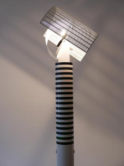 Mario Botta Monumental Postmodern Shogun Floor Lamp by Mario Botta for Artemide Italy 1980s