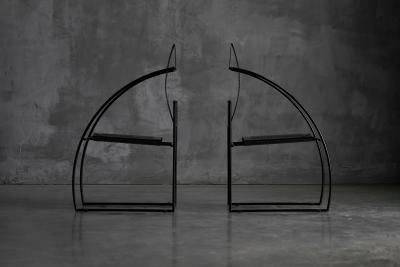 Mario Botta Quinta Chairs by Mario Botta for Alias Italy 1980s