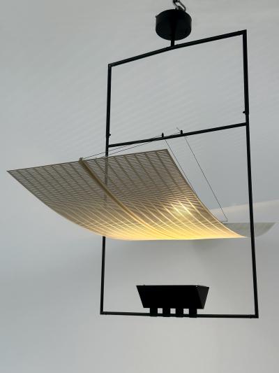 Mario Botta Rare Mario Botta Zefiro Chandelier or Pendant Lamp for Artemide Italy 1980s