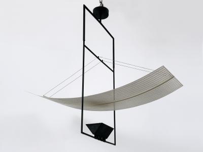 Mario Botta Rare Mario Botta Zefiro Chandelier or Pendant Lamp for Artemide Italy 1980s