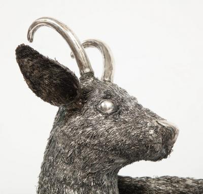 Mario Buccellati A Rare and Exceptional Italian Silver Goat