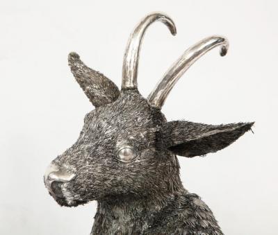 Mario Buccellati A Rare and Exceptional Italian Silver Goat