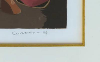 Mario Carreno Mario Carre o Abstract Cuban Lithograph 1989 Signed and Numbered