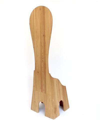 Mario Ceroli Mario Ceroli Fratina Pair Of Chairs Poltronova circa 1972