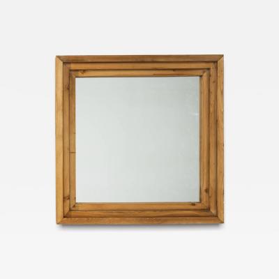 Mario Ceroli Mario Ceroli SPC 60 Mirror Poltrono Italy 1960 signed