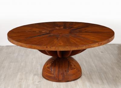 Mario Ceroli Mario Ceroli for Poltronova La Rosa dei Venti Table circa 1973