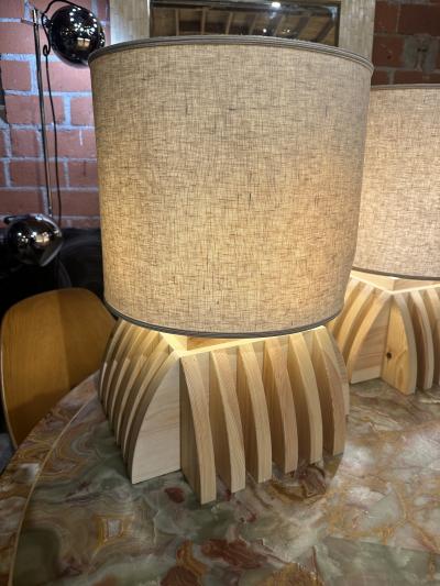 Mario Ceroli Pair of Annabella Lamps by Mario Ceroli 1990s