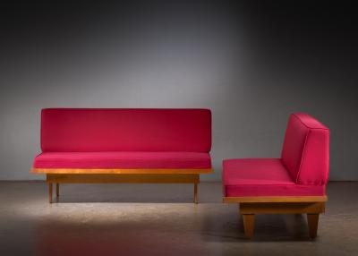 Mario Dal Fabbro Pair of Mario Dal Fabbro sofas
