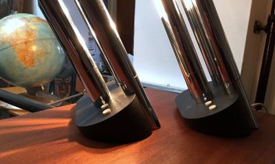 Mario Faggian Pair of Presidente Table Lamps by Mario Faggian for Luci