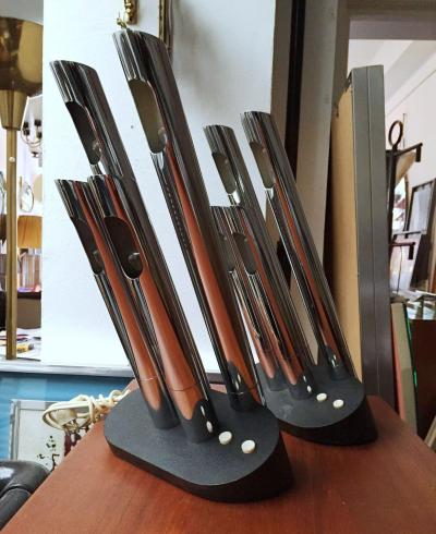 Mario Faggian Pair of Presidente Table Lamps by Mario Faggian for Luci