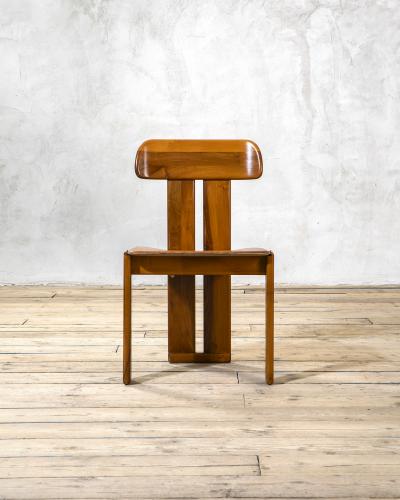 Mario Marenco Mario Marenco Sapporo Dining Chairs Set of Four Wood Frame 1970s