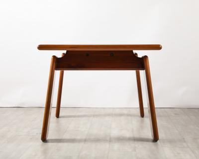 Mario Marenco Mario Marenco for Mobil Girgi Italian Walnut Floating Dining Table circa 1970s