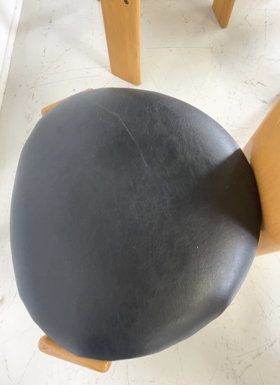 Mario Marenco Set of 6 Dining Chairs by Mario Marenco for Mobil Girgi Italy 1970s