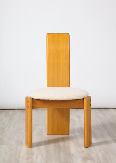 Mario Marenco Set of Four Mario Marenco Dining Chairs for Mobil Girgi 1970s