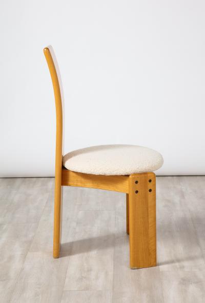 Mario Marenco Set of Four Mario Marenco Dining Chairs for Mobil Girgi 1970s