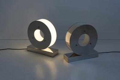 Mario Picone Pair of Mario Picone Table Lamp by Obor Italy c 1960