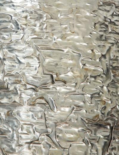 Mario Pinton Silvered Umbrella Stand