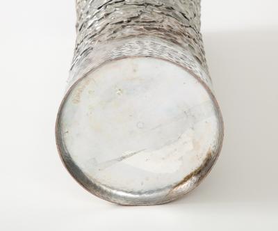 Mario Pinton Silvered Umbrella Stand