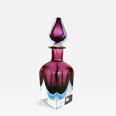 Mario Pinzoni Mario Pinzano Seguso VDA Murano Sommeroso Decanter Mid century Modern