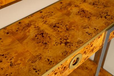 Mario Sabot Mario Sabot for Willy Rizzo Console Table and Mirror Italy