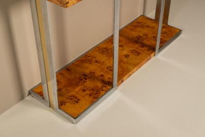 Mario Sabot Mario Sabot for Willy Rizzo Console Table and Mirror Italy