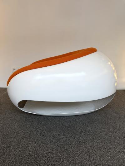 Mario Sabot Pair of Fiberglass POD Armchairs by Mario Sabot Italy 1970s