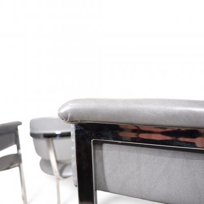 Mario Sabot Set of 4 dining chairs by Vittorio Introini for Mario Sabot 1970
