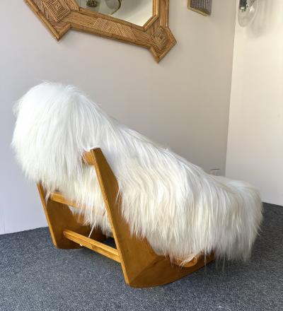 Mario Scheichenbauer Rocking Chair Yeti by Mario Scheichenbauer for Elam Italy 1960s