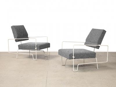 Mario Tedeschi Rare Lounge Chairs by Mario Tedeschi