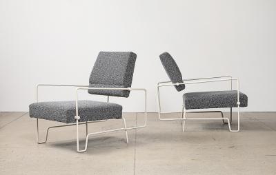 Mario Tedeschi Rare Lounge Chairs by Mario Tedeschi